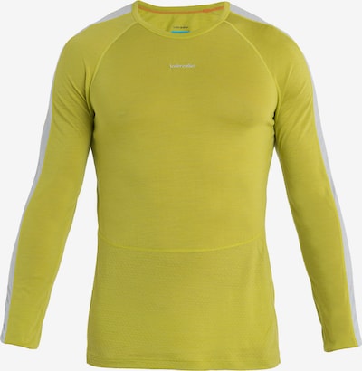 ICEBREAKER Base Layer '125 ZoneKnit' in silbergrau / apfel, Produktansicht