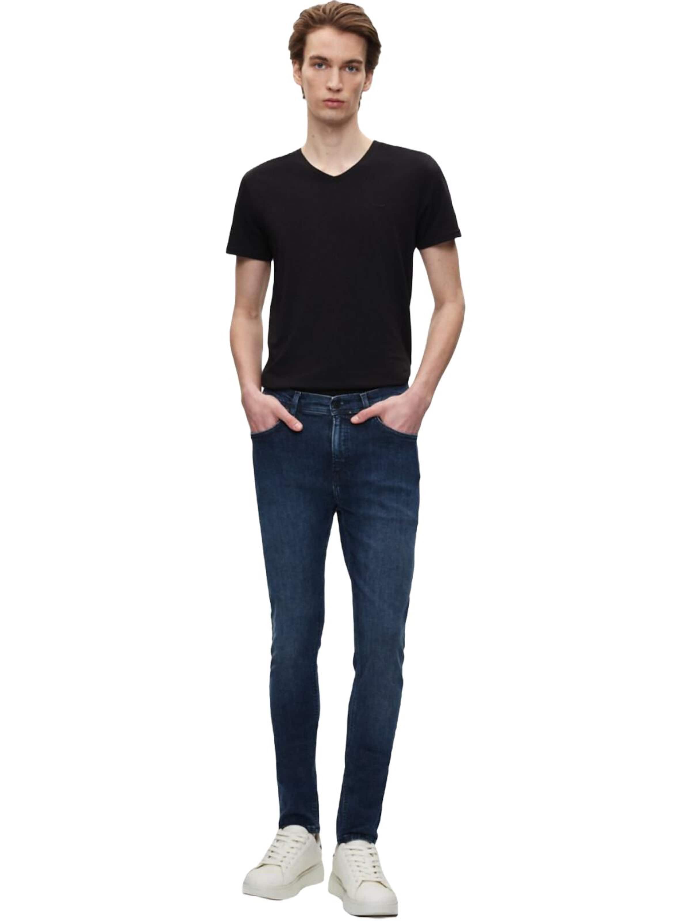 LTB Jeans - Skinny Vaquero 'LTB Jeans Herren New Smarty Skinny Leg Mid Waist Jeanshose' en azul: frente
