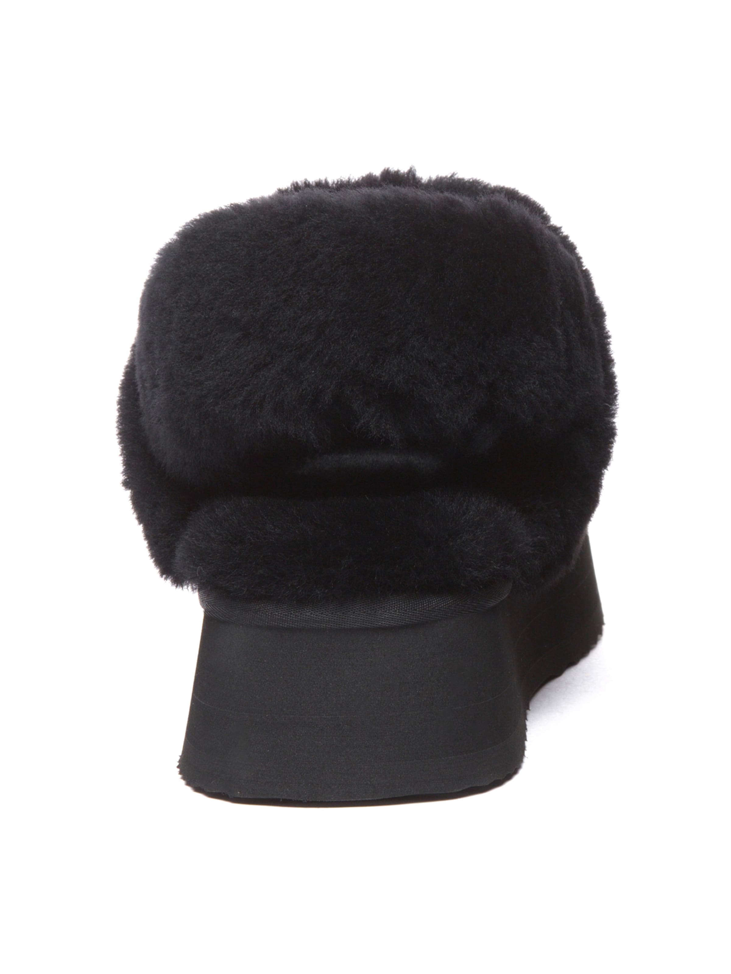 Everau - Pantufa 'Fantail' em preto