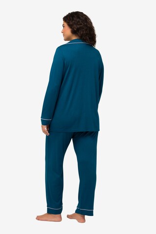Ulla Popken Pyjama in Blauw