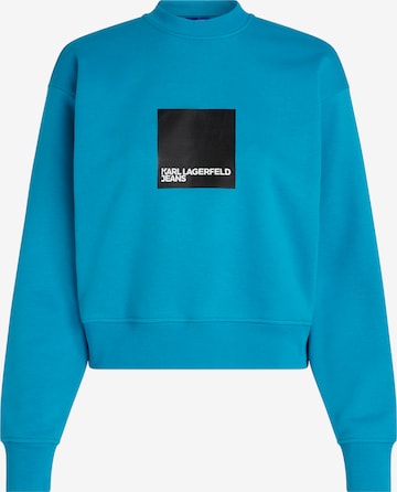 KARL LAGERFELD JEANS Sweatshirt in Blau: predná strana