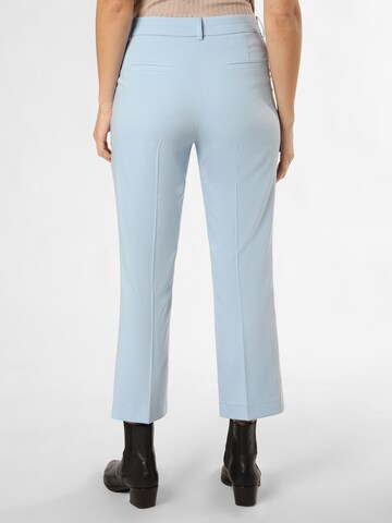 MORE & MORE Boot cut Pleated Pants in Blue