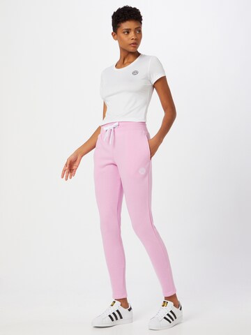 BIDI BADU Slim fit Workout Pants 'Ayanda' in Pink