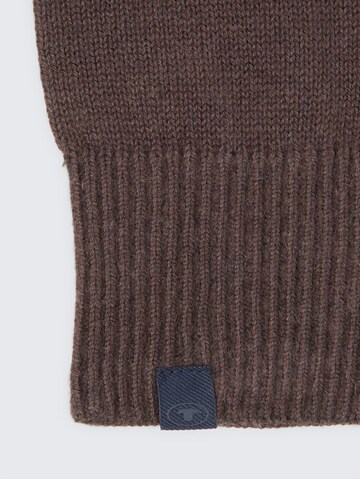 TOM TAILOR Fingerhandschuhe in Braun