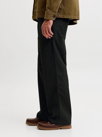JACK & JONES Wide leg Trousers in Black