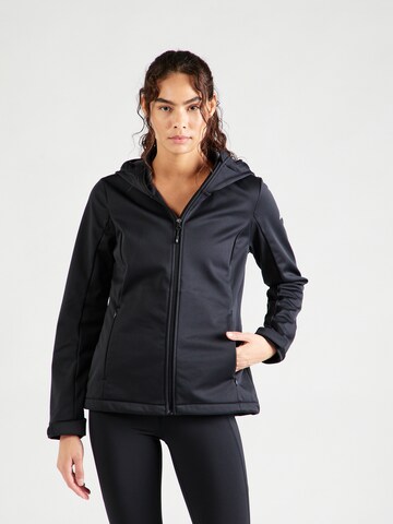 4F Sportjacke in Schwarz: Vorderseite