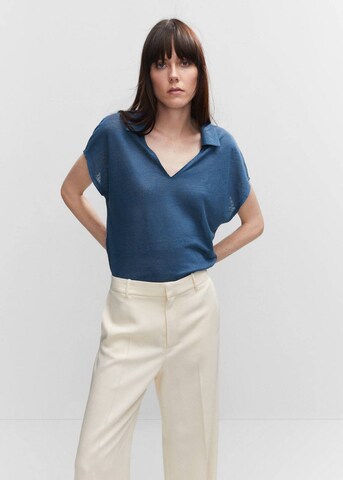 MANGO Poloshirt 'Clare' in Blau: predná strana