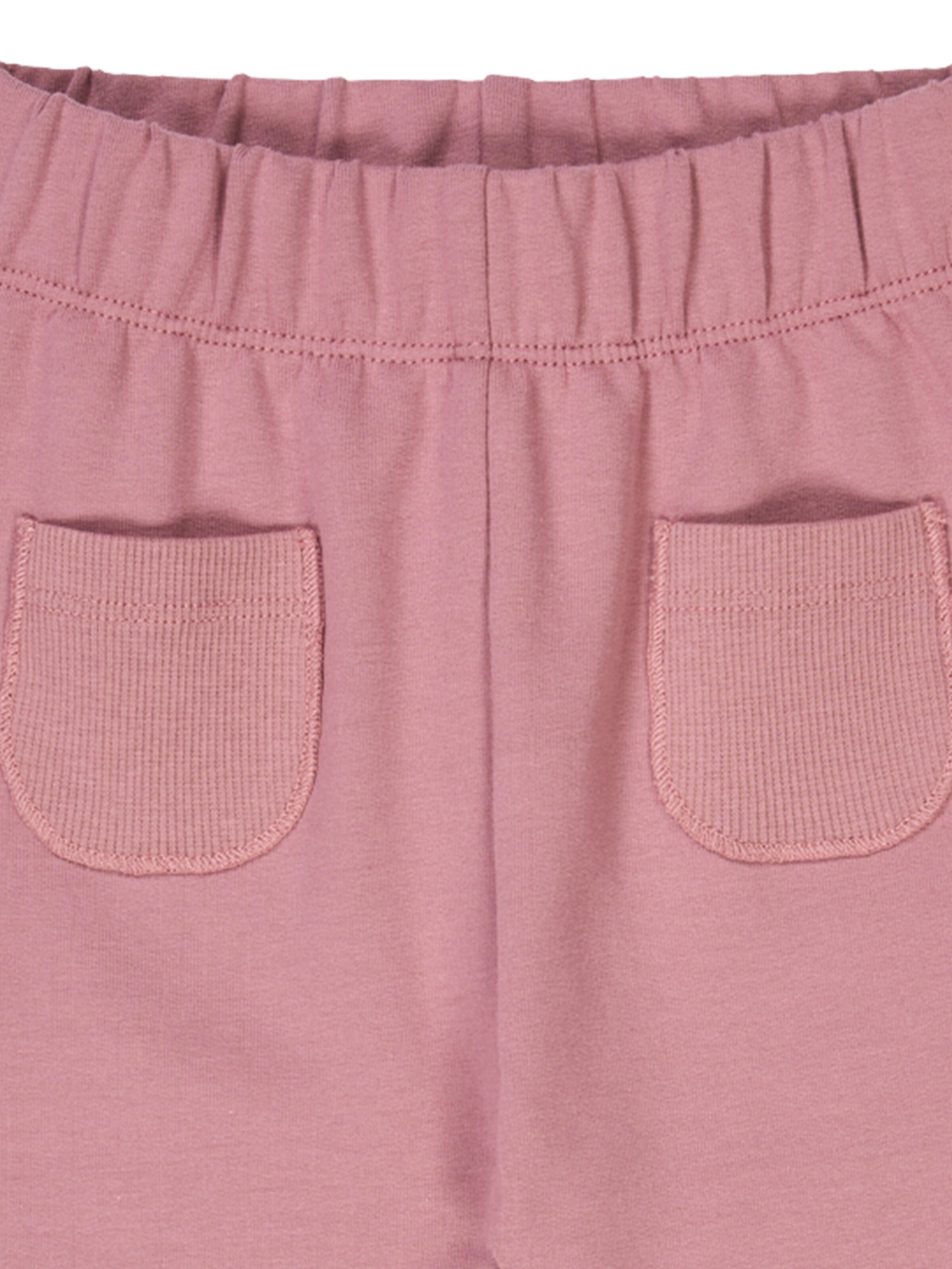 Müsli by GREEN COTTON Regular Trousers in Pink