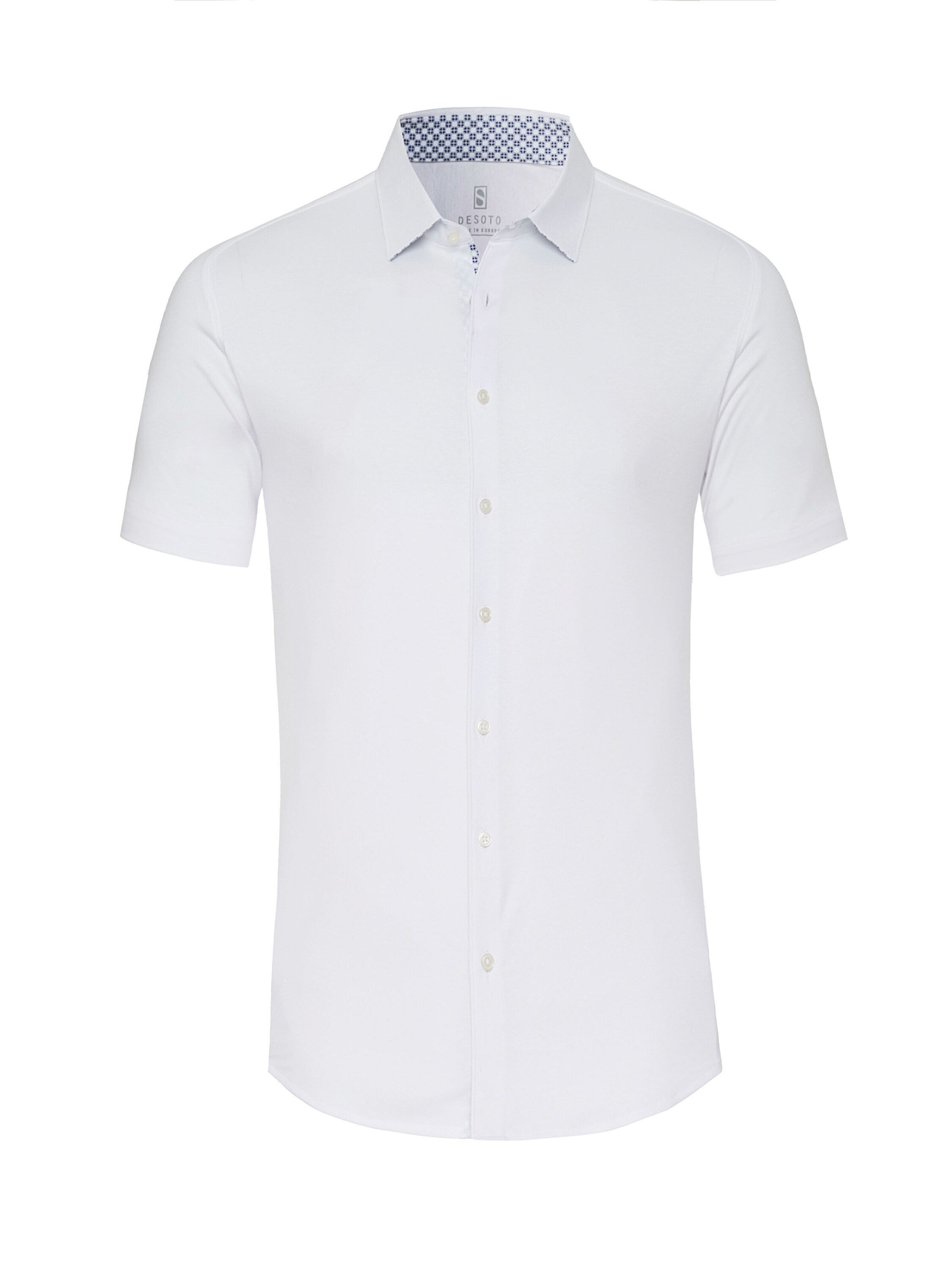 DESOTO Slim fit Overhemd in Wit: voorkant