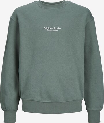 Jack & Jones Junior Sweatshirt in Groen: voorkant