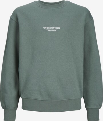 Jack & Jones Junior Sweatshirt in Grün: Vorderseite