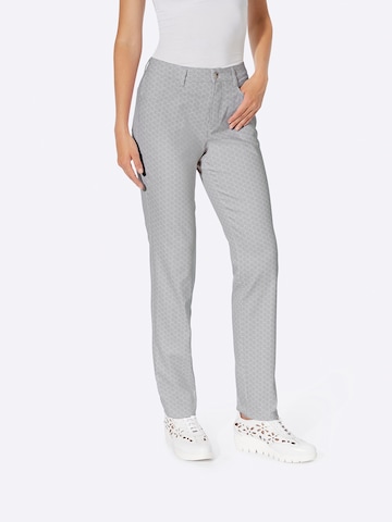 Regular Pantalon heine en gris : devant