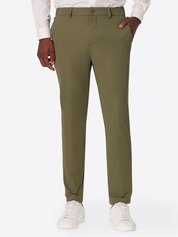 Distretto12 Regular Athletic Pants 'High-Perform12 Kos Leccio' in Green: front