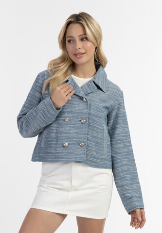 DreiMaster Vintage Between-Season Jacket in Blue: front