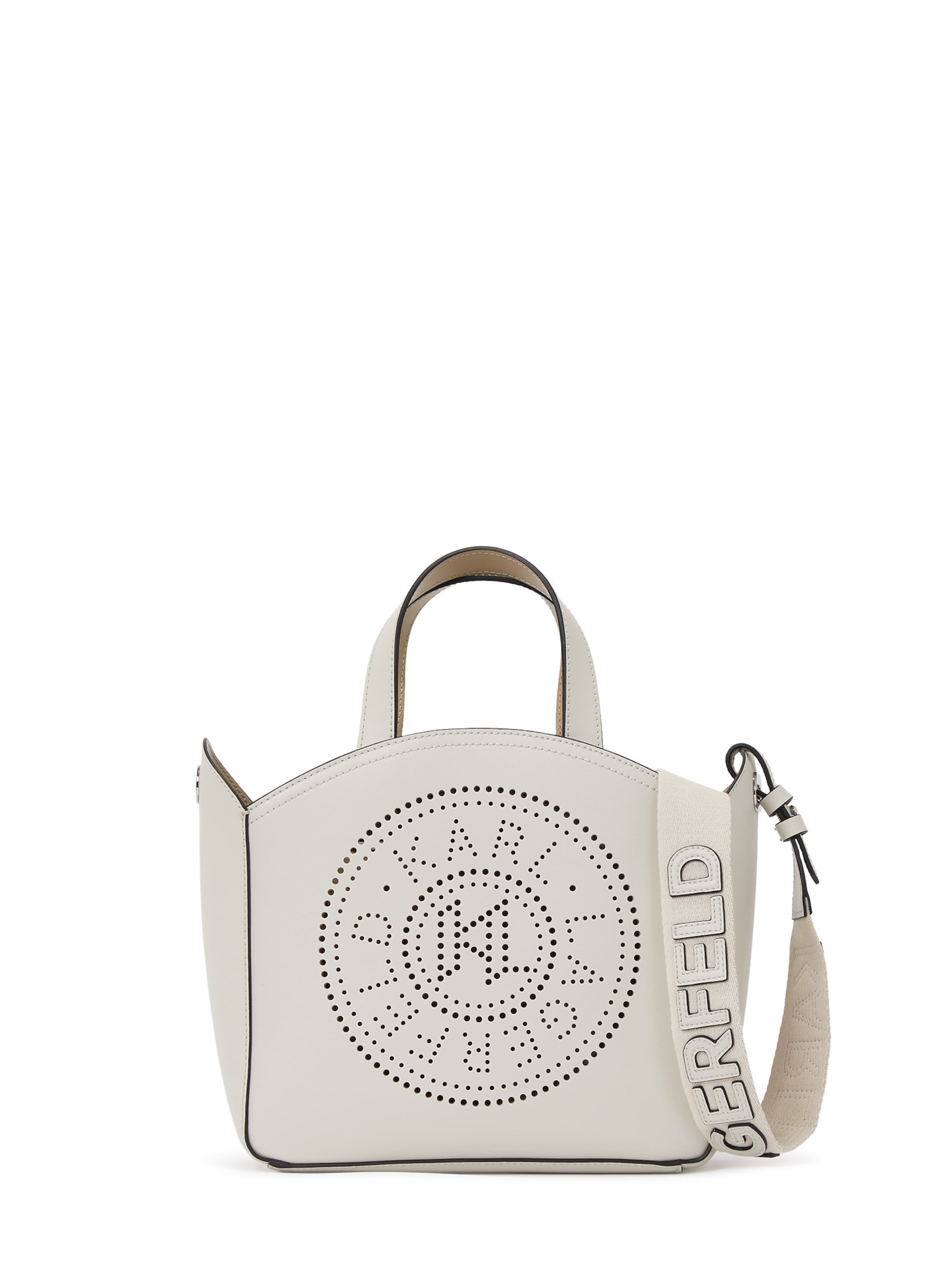 Karl Lagerfeld Käekott, värv hall: eest vaates