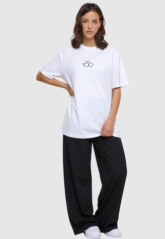 Merchcode Shirts 'Disney 100 Girl Gang' i hvid