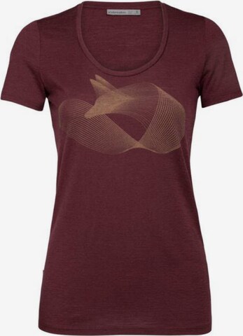 ICEBREAKER Performance Shirt in Brown: front