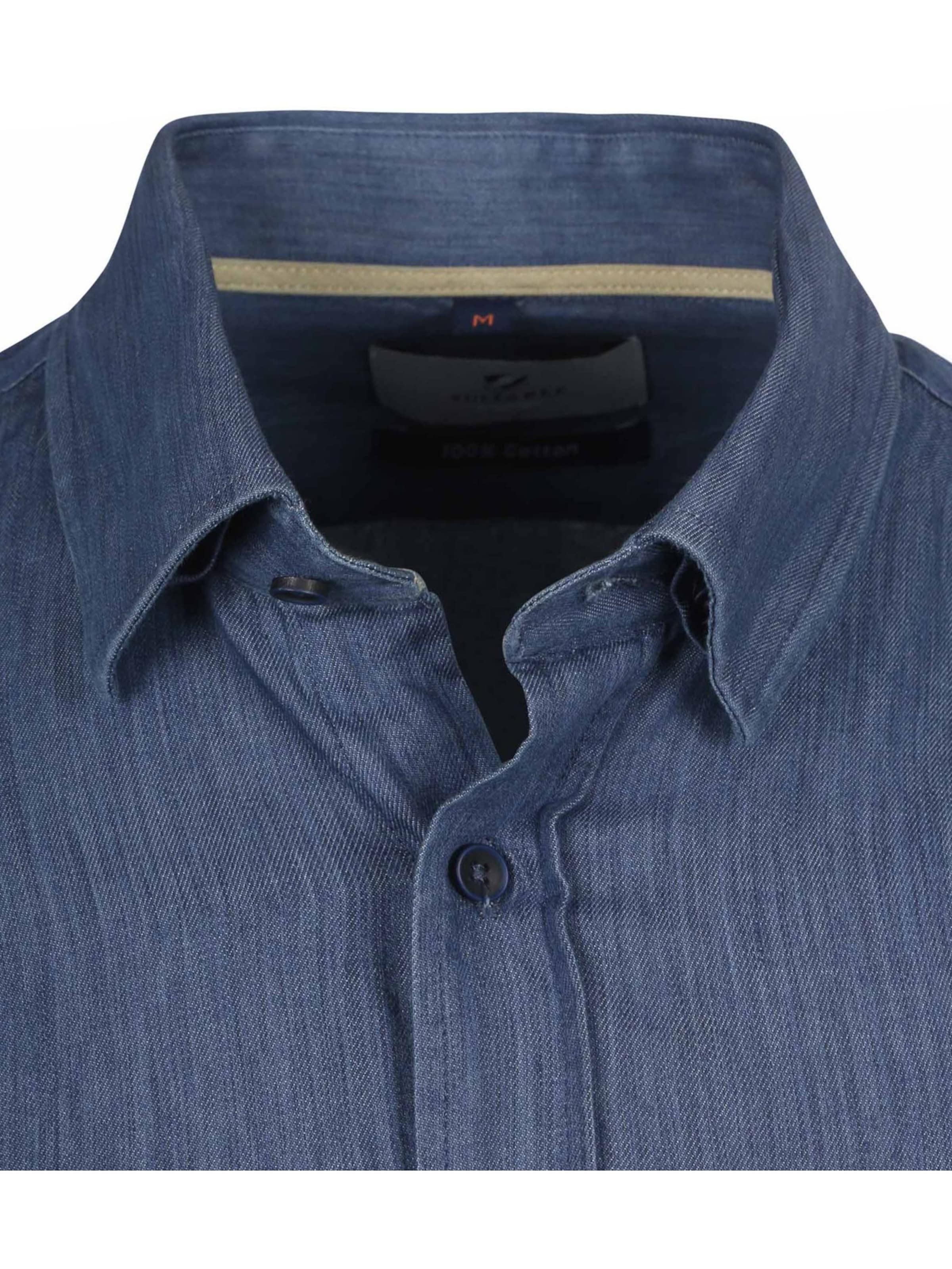 Coupe slim Chemise Suitable en bleu