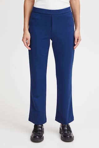 Fransa Regular Pants 'Blazer' in Blue: front