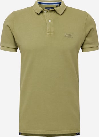 Superdry Poloshirt in Grün: predná strana