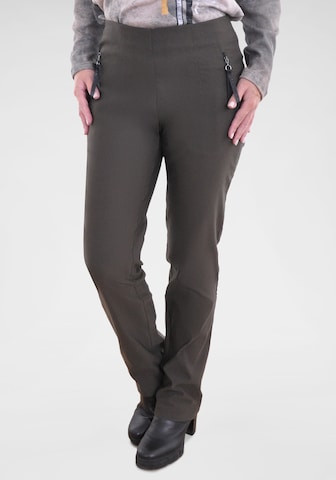 Navigazione Slim fit Pants in Brown: front