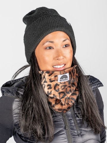 WESORA GmbH Schlauchschal 'Premium Kunstfell Neckwarmer' in Braun