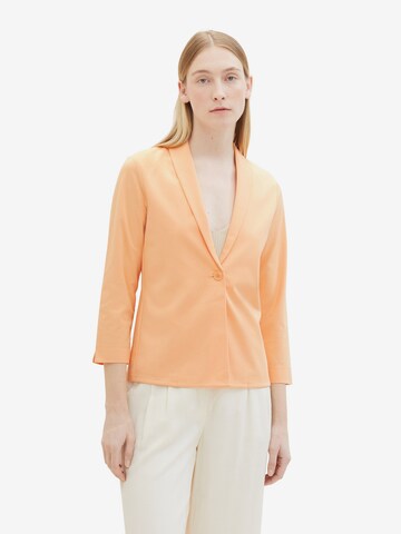 Blazer TOM TAILOR en orange : devant