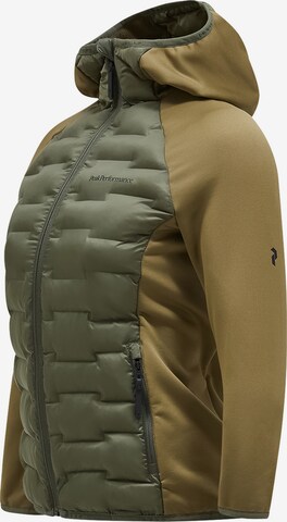 Veste outdoor 'Argon Hybrid Hood' PEAK PERFORMANCE en vert