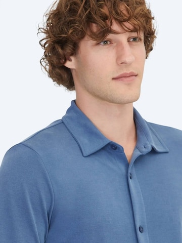 KİP Regular fit Overhemd in Blauw