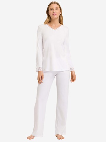 Hanro Pyjama 'Moments'‌‌‌‌‌‌ in Weiß