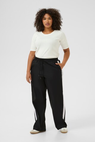 Loosefit Pantalon 'KCVenessa' KAFFE CURVE en noir