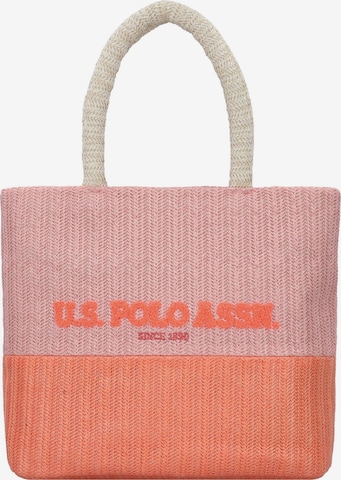U.S. POLO ASSN. Shoulder bag in Pink: front