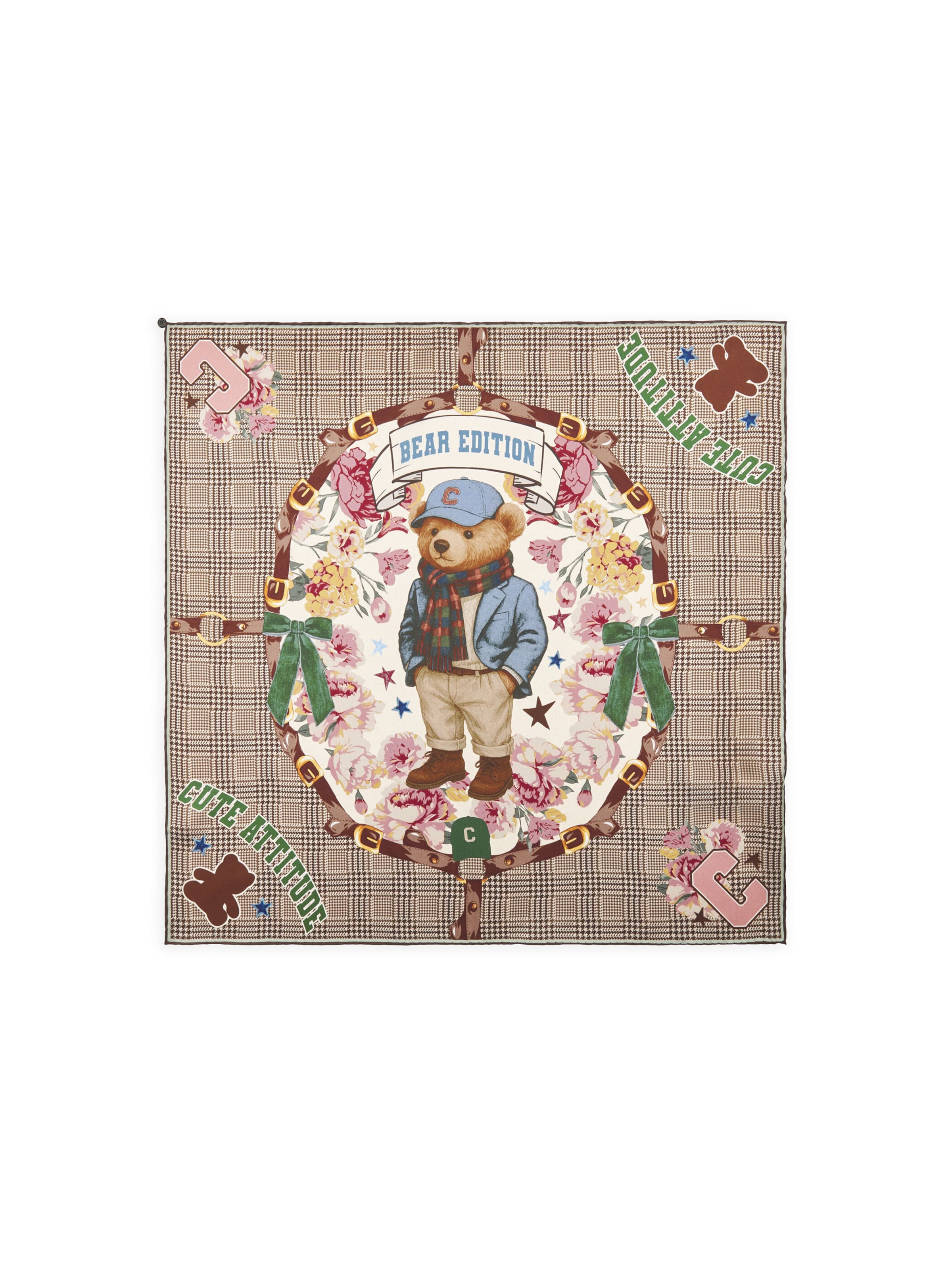 Foulard CODELLO en marron : devant