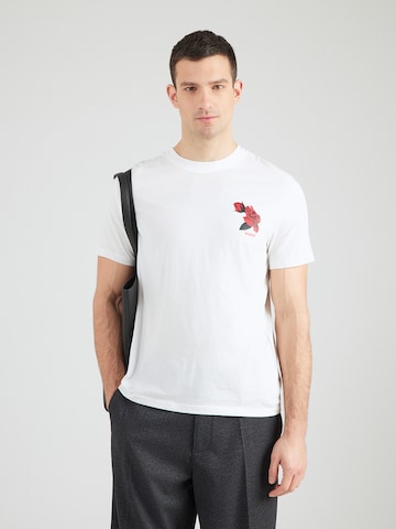 T-Shirt 'Dikerd' HUGO en beige : devant