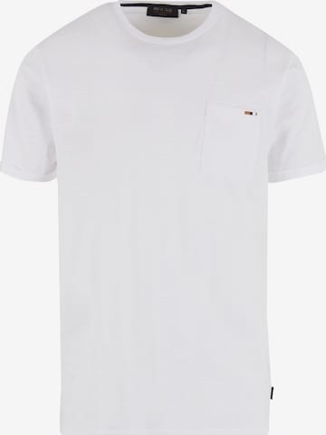 INDICODE JEANS - Camiseta 'Andorra' en blanco: frente