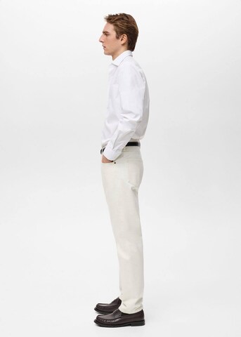 MANGO MAN Regular fit Button Up Shirt 'Donosti' in White
