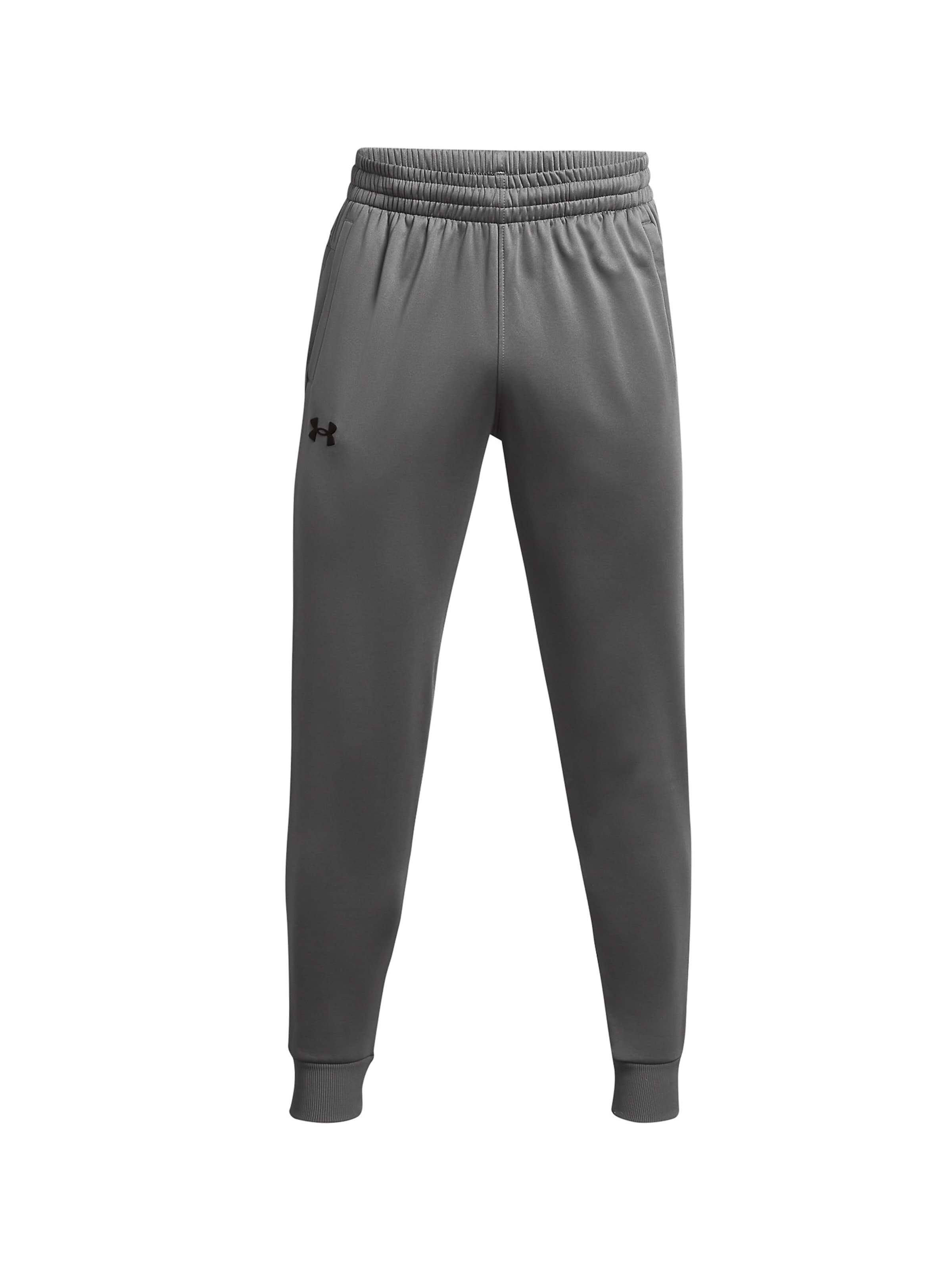 UNDER ARMOUR Tapered Workout Pants in Grey: front