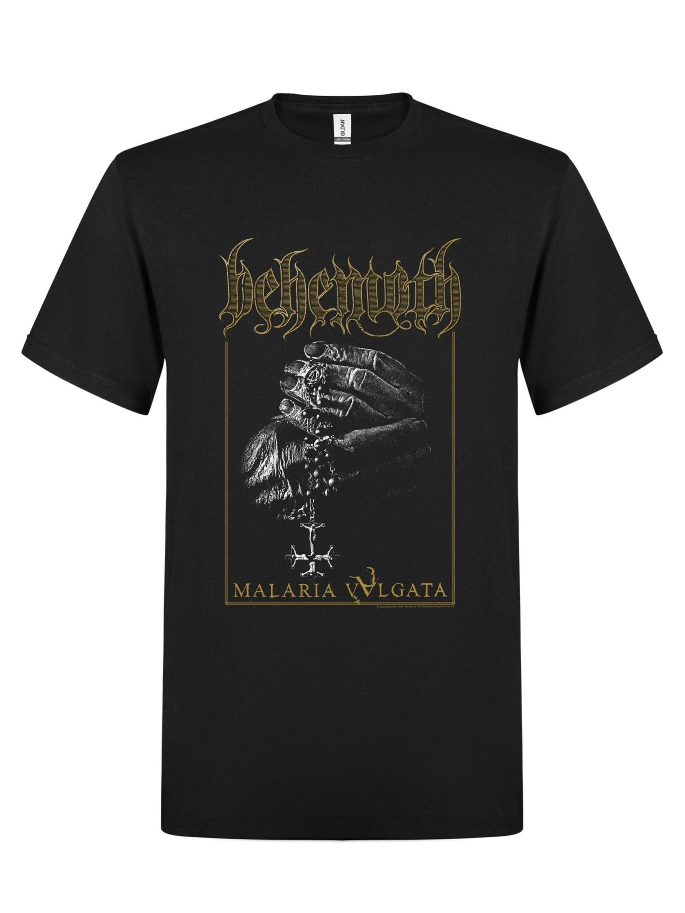 Rockshirts Koszulka 'Behemoth Malaria Vulgaria T-Shirt' w kolorze czarny: przód