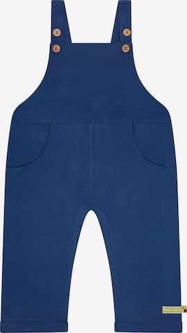 loud + proud Latzhose in Blau: Vorderseite