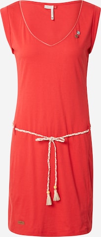 Ragwear فستان صيفي 'Slavka' بلون أحمر: الأمام