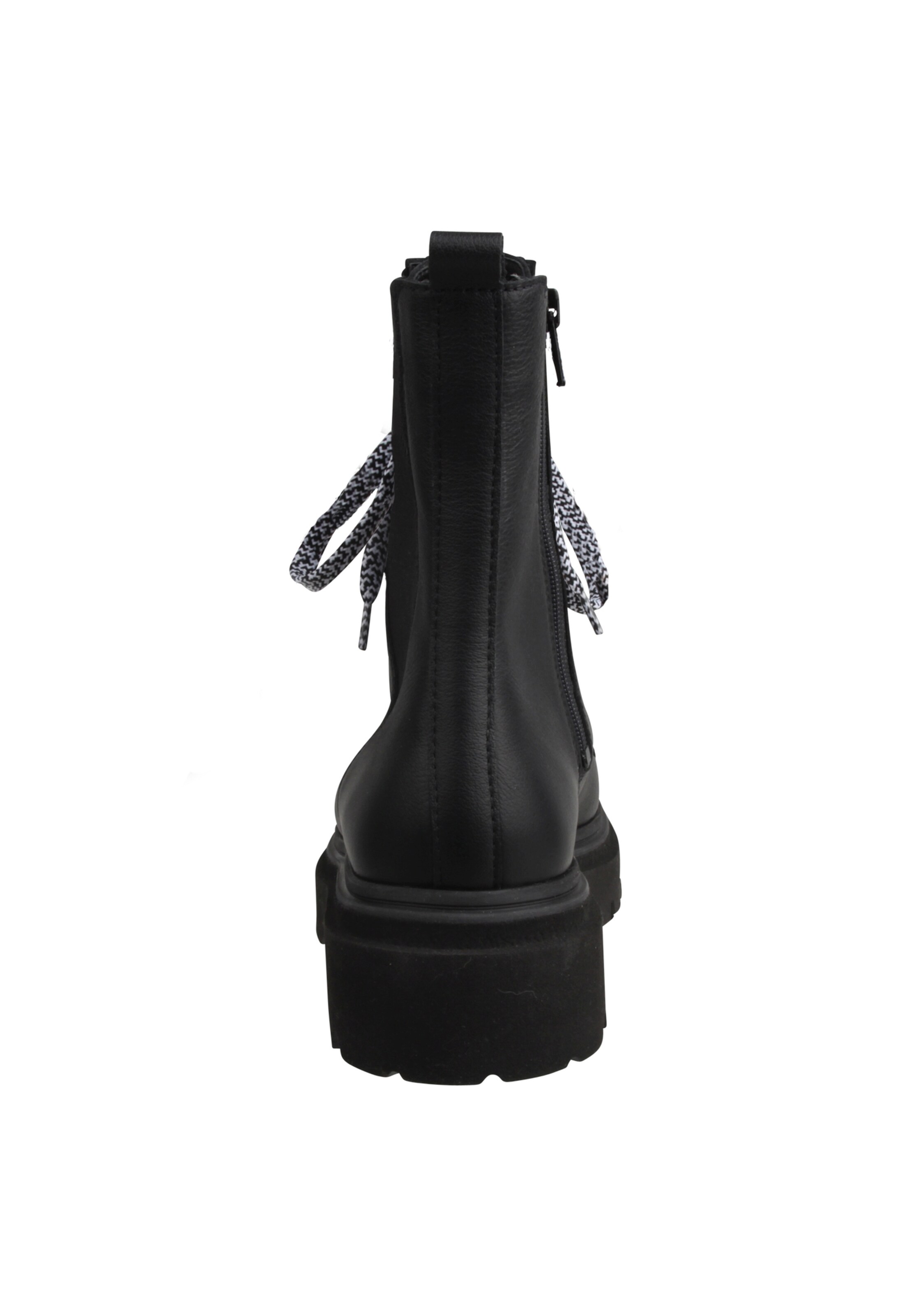Lei by tessamino Schnürstiefelette 'Frizzi' in Schwarz