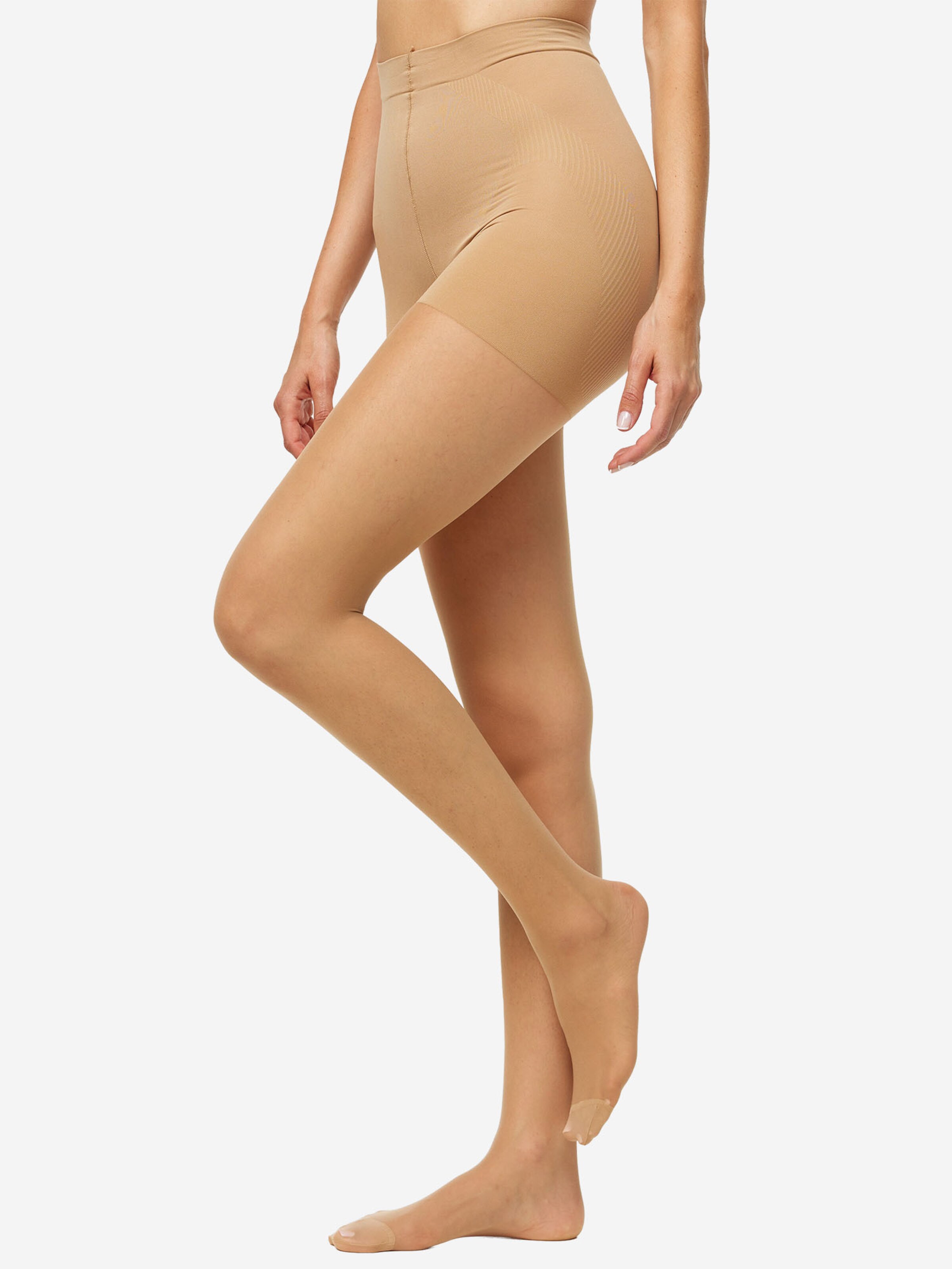 Nur Die Feinstrumpfhose ' Goodbye Laufmaschen Shape 20 DEN ' in Beige