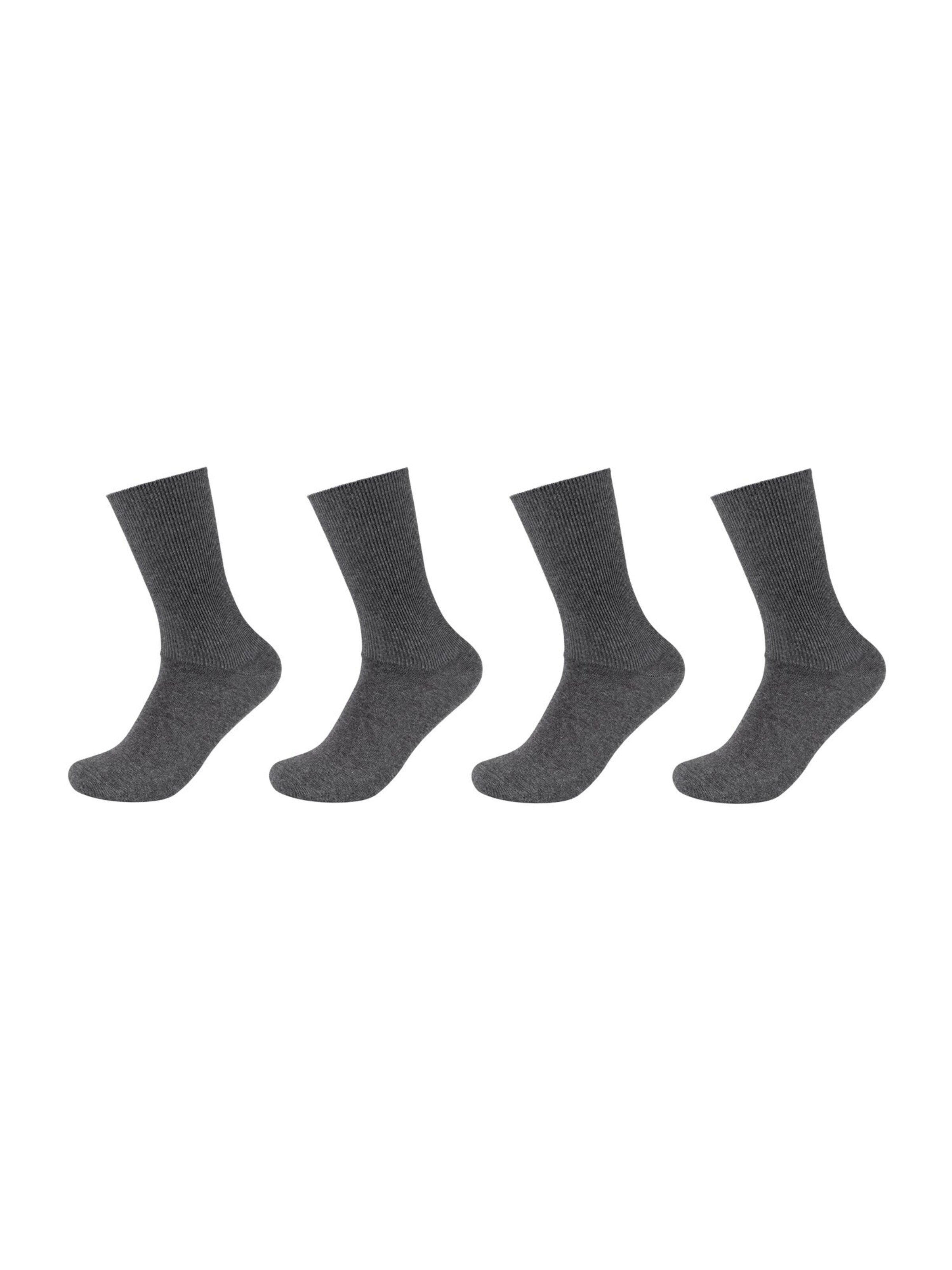 camano Socken in Grau: Vorderseite
