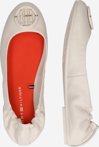 TOMMY HILFIGER Ballet Flats in White