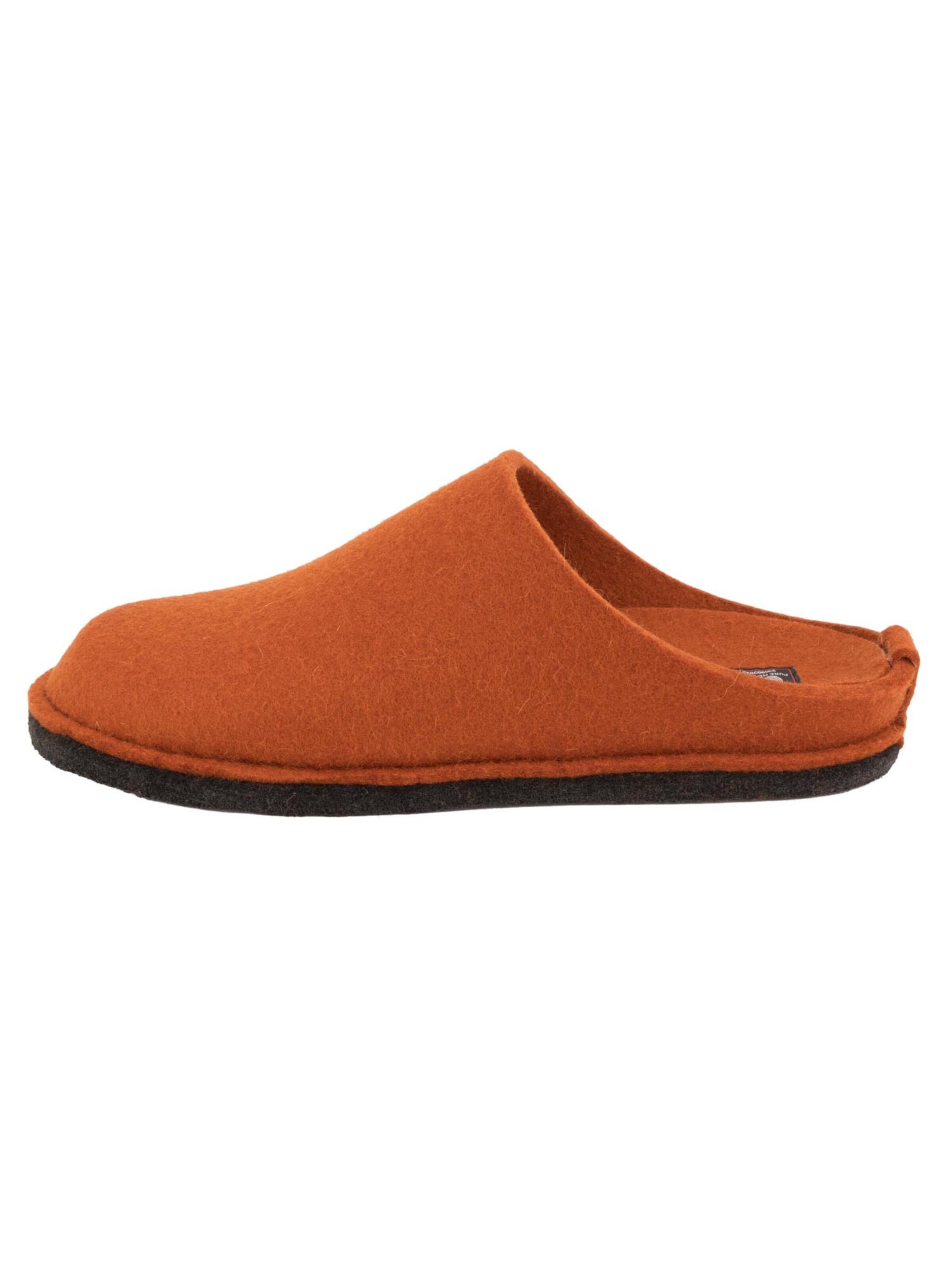 HAFLINGER Slippers 'Flair Soft' in Orange: front