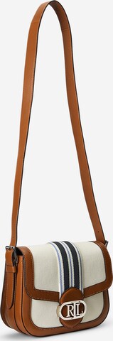 Lauren Ralph Lauren - Bolso de hombro 'ADDIE' en marrón: frente