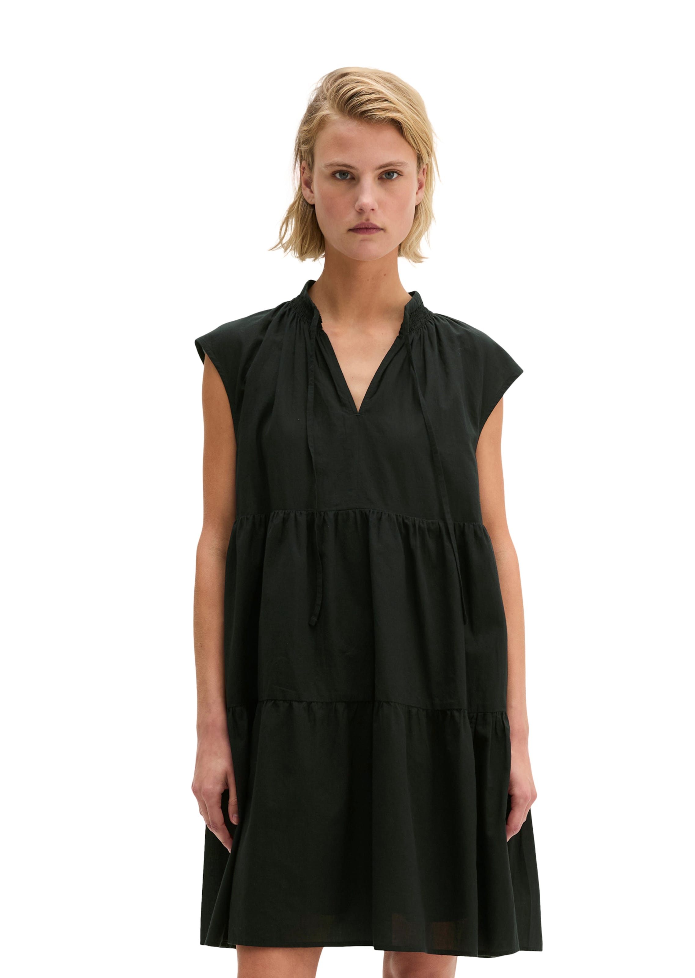 Marc O'Polo Kleid in Schwarz: Vorderseite
