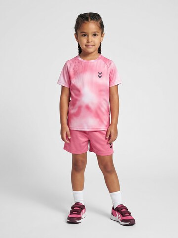 Coupe regular Survêtement Hummel en rose : devant