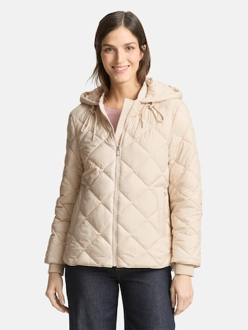 TOM TAILOR Winter jacket in Beige: front