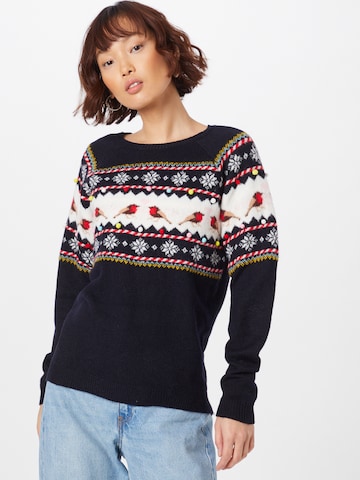 Dorothy Perkins Sweater 'Robin' in Blue: front